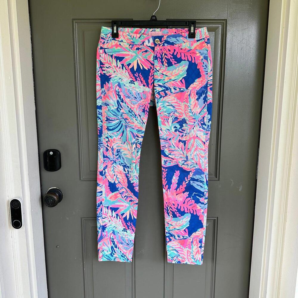 Lilly Pulitzer Kelly Skinny Ankle Pant Sunset Safari 2
